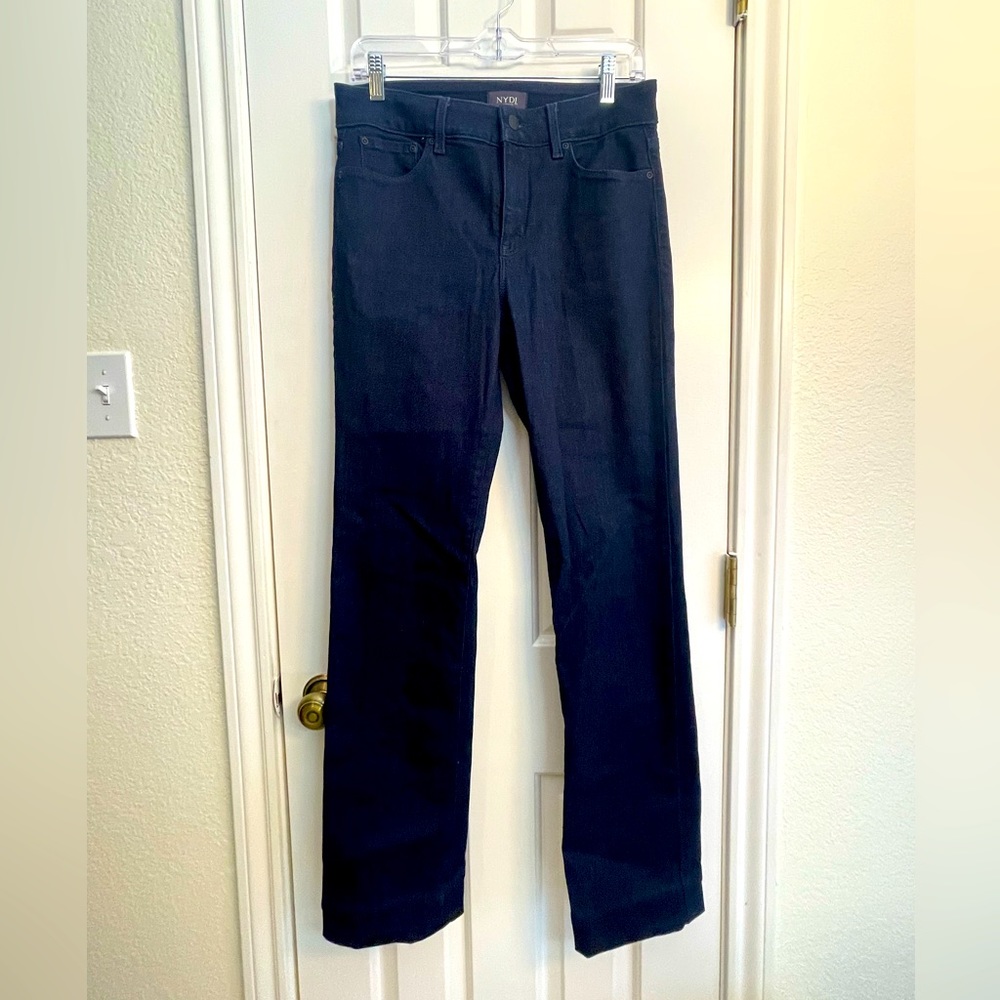 Navy straight leg work pant